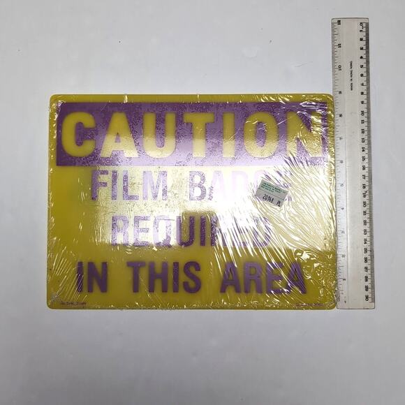 VTG Man Cave Dorm 5 Emergency Safety OSHA Plastic Graphic Colorful Signs NEW - Picture 11 of 12